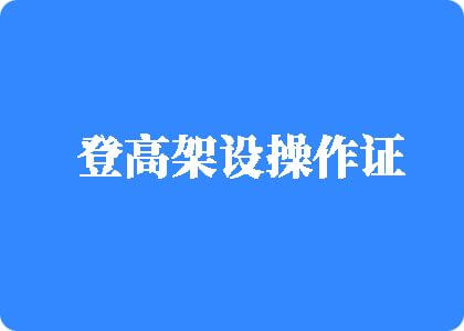 呻吟声呃呃呃啊啊啊啊啊啊啊登高架设操作证